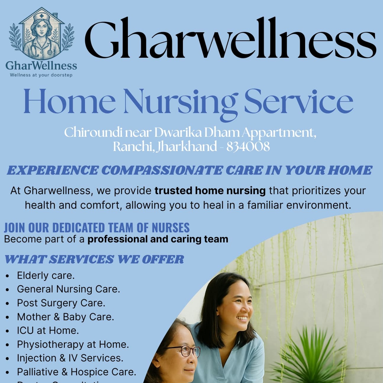 GharWellness Welcome Pamphlet